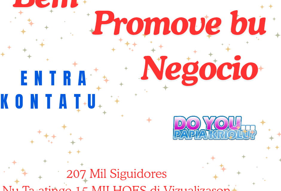 Bu kre Promove bu Produto , Negocio , Musica, Actividade?